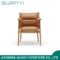2019 Sillón de hotel de ocio de cuero de madera moderno 2019