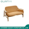 2019 Muebles de madera modernos Dos asientos Sala de estar Sofá