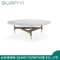 Mesa de café de mármol de muebles de madera moderno 2019