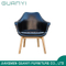 2018 Ocio Pierna de madera cuero genuino comedor silla de la sala de estar