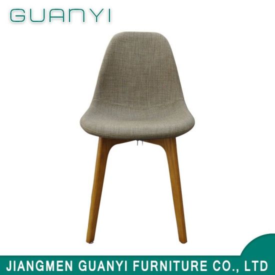 Proveedor de China Muebles de casa con silla de comedor de piernas de madera