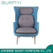 Silla de ocio-reclinable moderna / silla de salón gris azul francés