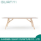 2019 Retangle Solid Wood Restaurant Muebles Conjuntos de comedor mesa