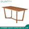 2018 Ventas al por mayor Moda Sólido Ash Wood Retange Coffee Mesa de comedor