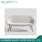Diseño simple de lujo Muebles de hogar modernos de tela blanca Sofá Muebles de dormitorio para la venta