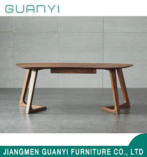 Nuevo escritorio de muebles naturales de madera de ceniza sólida