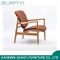 Venta caliente Ceniza marco de madera Sillón de sala de estar