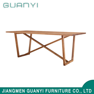 Mesa de conferencia de muebles de mesa de madera simple