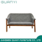 Silla de sofá suave de tela de estilo moderno barato