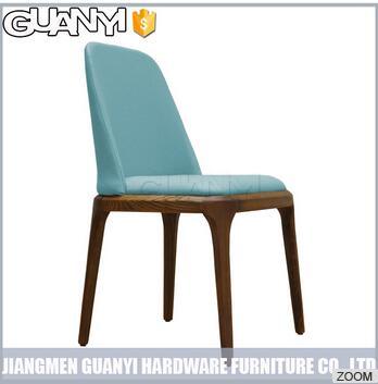Muebles modernos de la pierna de madera sólida de ceniza con espalda